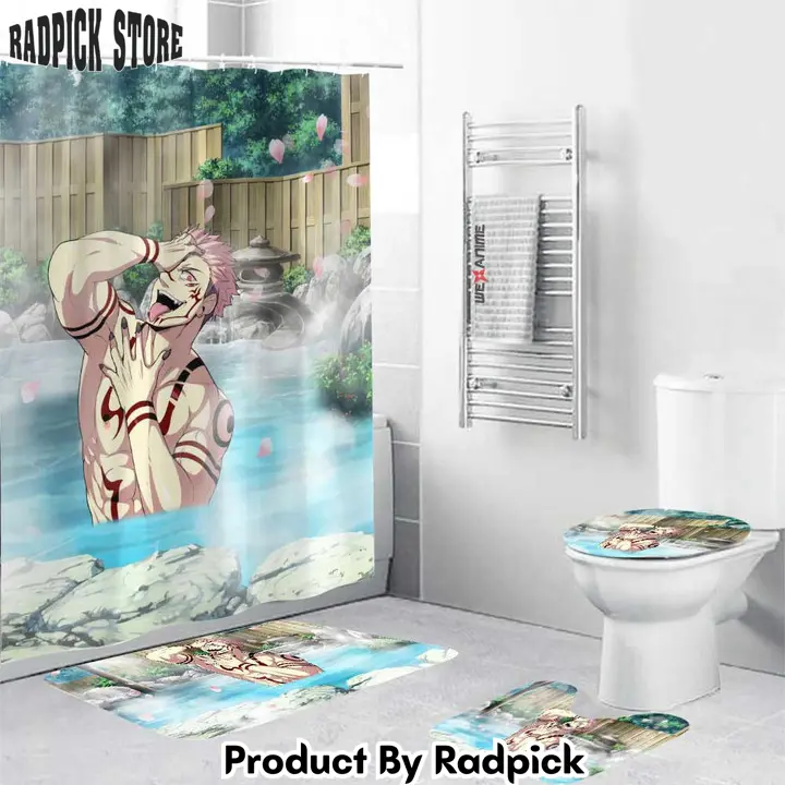 Jujutsu kaisen boys hot spring sukuna ryoumen combo bathroom set   rp0202670